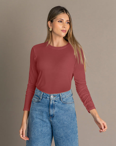 Camiseta manga larga silueta crop#color_221-terracota