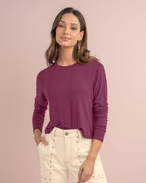 Camiseta manga larga silueta crop#color_409-uva