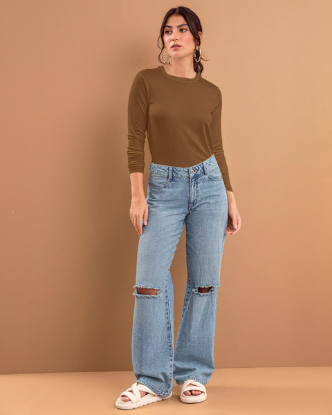 Camiseta manga larga silueta crop#color_640-cafe