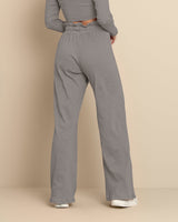 Pantalón largo con cordón en cintura#color_248-gris-claro