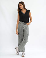 Chaleco con cuello en v#color_700-negro