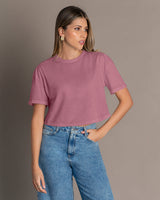Camiseta cuello redondo y manga corta#color_402-violeta