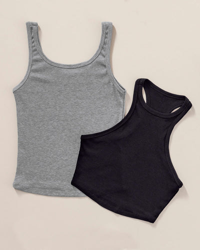 Pack x2 Camiseta + Crop top#color_s02-gris-negro