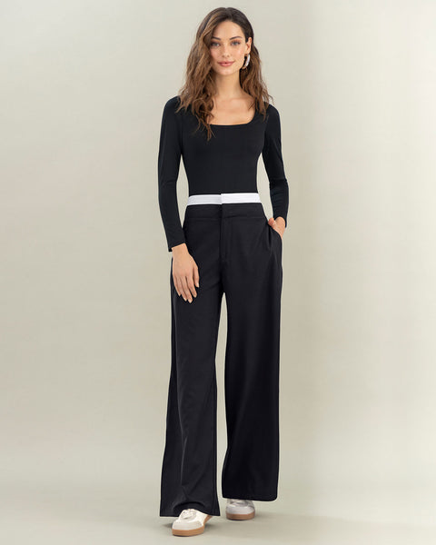 Body manga larga escote recto#color_700-negro
