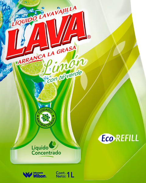 Líquido Lavavajilla Lava Doypack Limón con Té Verde#color_001-limon