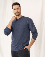 Paquete x2 camiseta manga corta y camiseta manga larga#color_997-marfil-y-azul