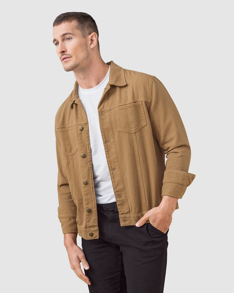 Chaqueta ajustada botones hombre#color_801-camel