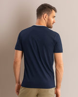 Camiseta con cuello henley y botones funcionales#color_457-azul