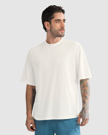 Camiseta manga corta oversized#color_018-marfil