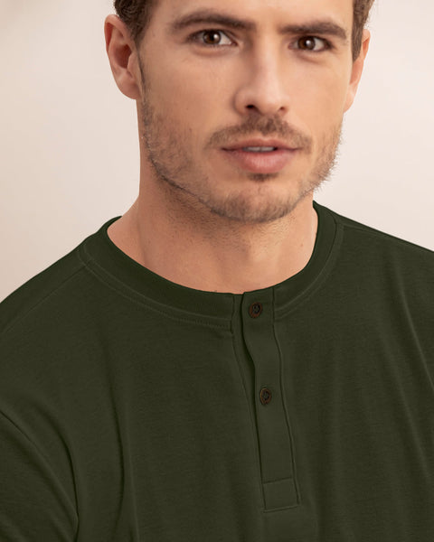 Camibuzo cuello henley#color_a91-verde-militar