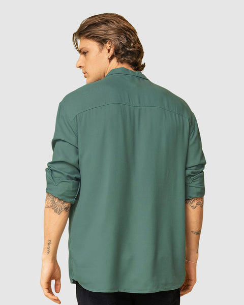 Camisa manga larga de hombre#color_249-verde