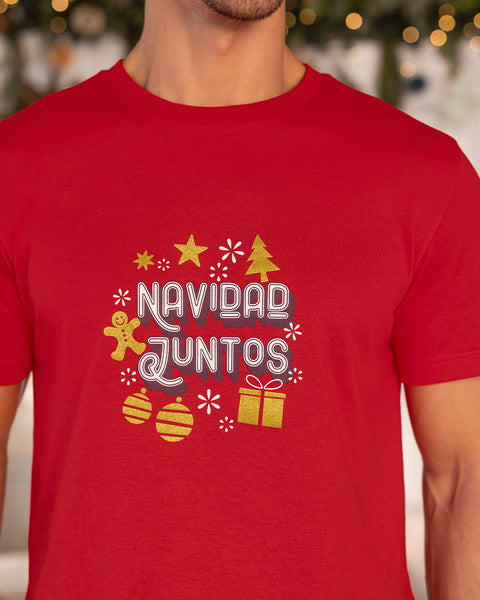 Camiseta manga corta con estampado para hombre#color_302-rojo-estampado