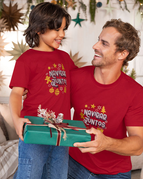 Camiseta manga corta con estampado para hombre#color_302-rojo-estampado