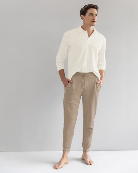 Pantalón jogger masculino#color_084-arena