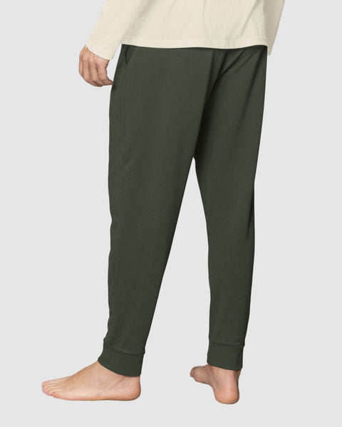 Pantalón jogger masculino#color_249-verde-oscuro
