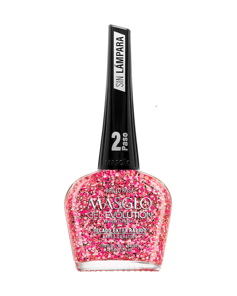 Paso 2 Tono Esmalte Masglo Gel Evolution#color_028-brillo-rosa