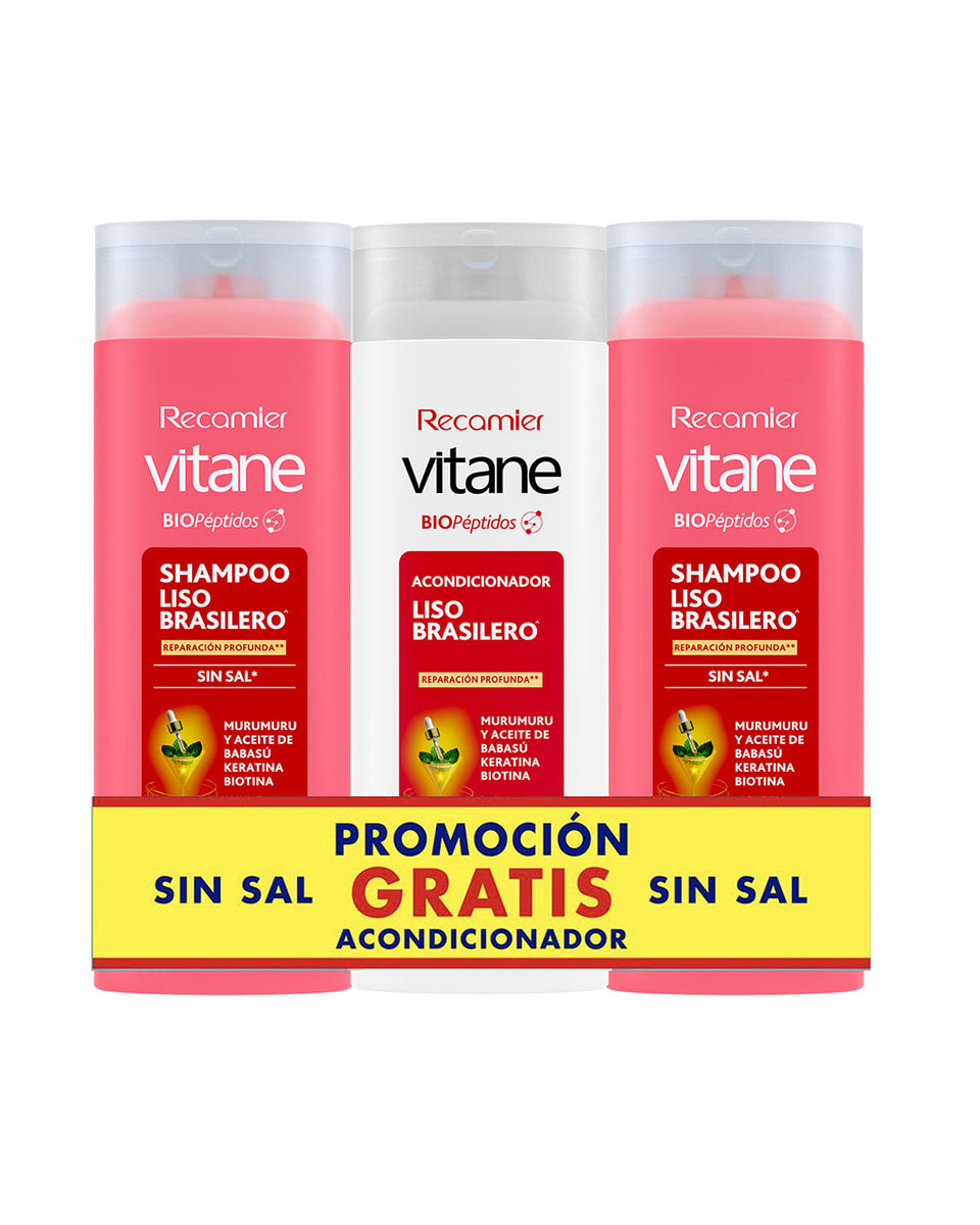 Pack Vitane Shampoo 2+1 Acondicionador Gratis