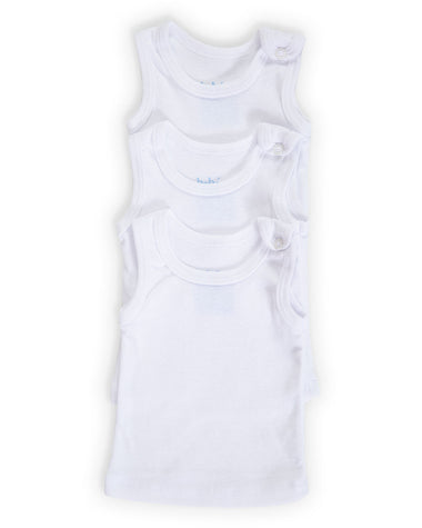 Camiseta manga sisa x 3 para bebé#color_000-blanco