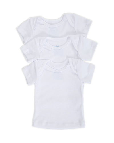 Camiseta manga corta x 3 para bebé#color_000-blanco