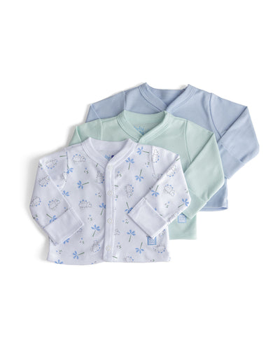 Pack Chambra x 3 Niño#color_992-celeste-verde-estampado
