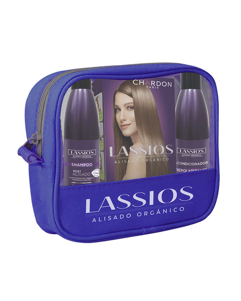 Pack Lassios Kit Alisado + SH Post Alisado x 250ml + AC Repolarizante x 250ml#color_017-fondo-morado