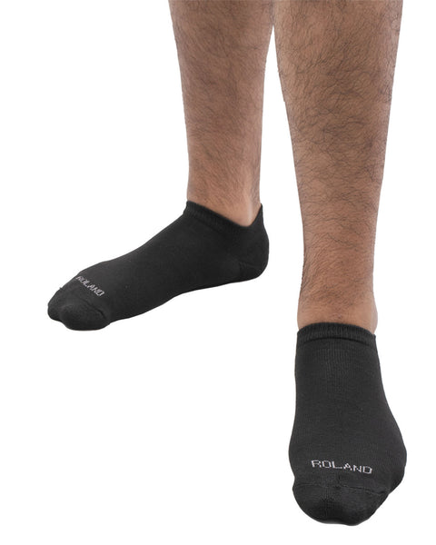 Media tobillera deportiva set x6 afelpada punta talón#color_700-negro