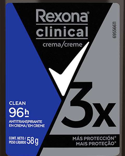 Rexona Clin Cream Clean 58 gr#color_517-azul