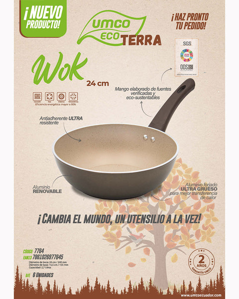 Wok Ecoterra 24 cm#color_835-cafe
