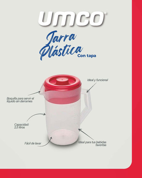 Jarra de 2.5 litros#color_323-rojo