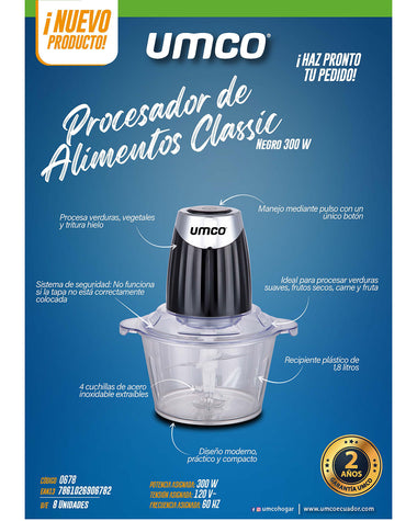 Procesador de Alimentos Classic#color_700-negro