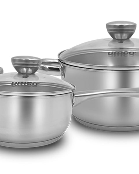 Juego de Calderos Brilliance Acero Inoxidable 6 Piezas#color_708-gris-plata