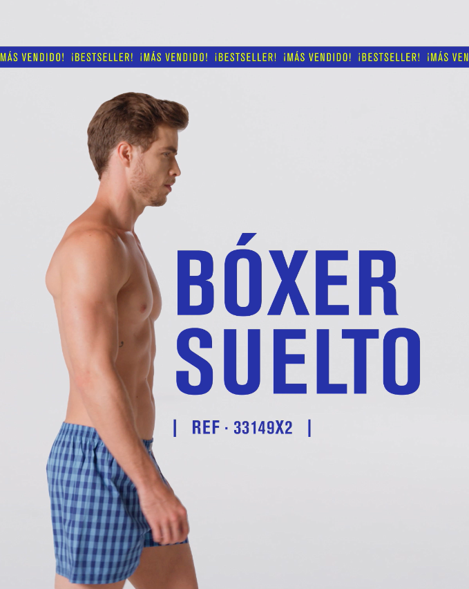 Boxer Hombre Boxer Suelto Con Boxer Interno Paquete X Bóxers
