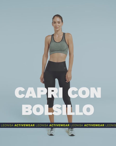 Capri deportivo de control de abdomen y muslos con bolsillo lateral#all_variants