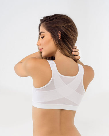 Brasier facilitador de postura con control de volumen del busto Multi/Functional#color_000-blanco