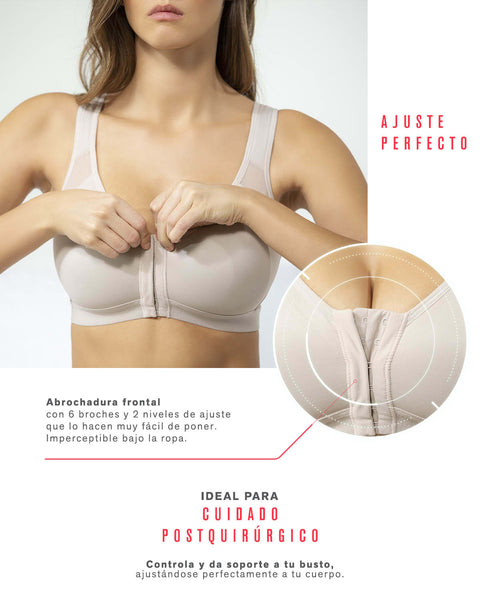 Sostenes con broche delantero on sale