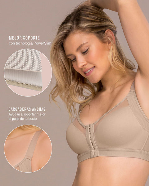 Brasier facilitador de postura con copas en espuma Multi Benefit Leonisa Ecuador