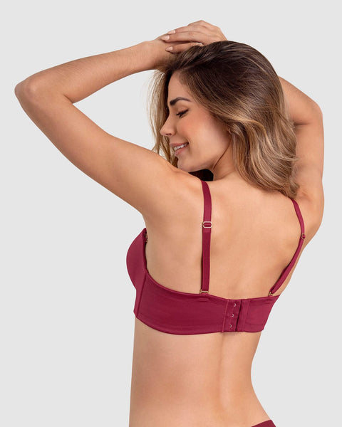 Brasier wow de triple realce ideal como strapless#color_259-vino