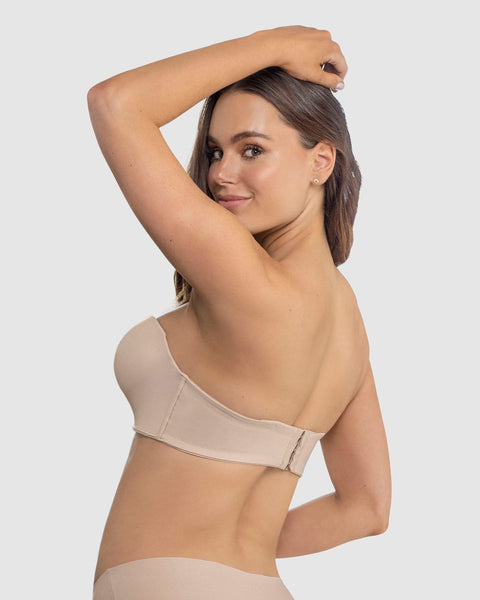 Brasier wow de triple realce ideal como strapless#color_802-cafe-claro