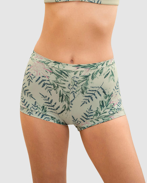 Panty tipo bóxer de ajuste perfecto#color_a99-estampado-naturaleza