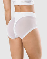 Panty clásico invisible con tul#color_000-blanco