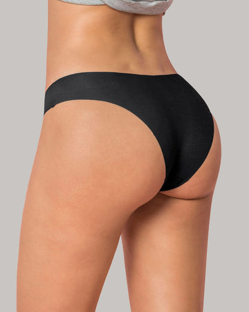 Panty tipo tanga ultraplano de aspecto invisible#color_785-negro