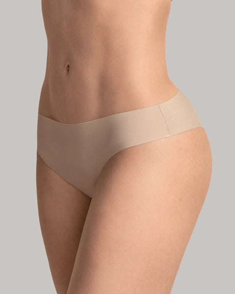 Panty tipo tanga ultraplano de aspecto invisible#color_802-cafe-claro