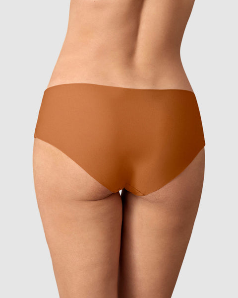 Panty hipster invisible ultraplano sin elásticos y de pocas costuras#color_a34-ocre