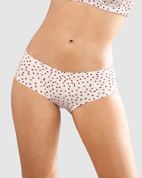 Panty hipster invisible ultraplano sin elásticos y de pocas costuras#color_a53-estampado-puntos