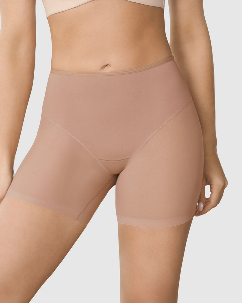 Panty faja clásico con control moderado de abdomen y bandas en tul -  Tiendas Metro