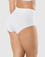 Panty clásico invisible con tela inteligente sin costuras ni elásticos#color_000-blanco