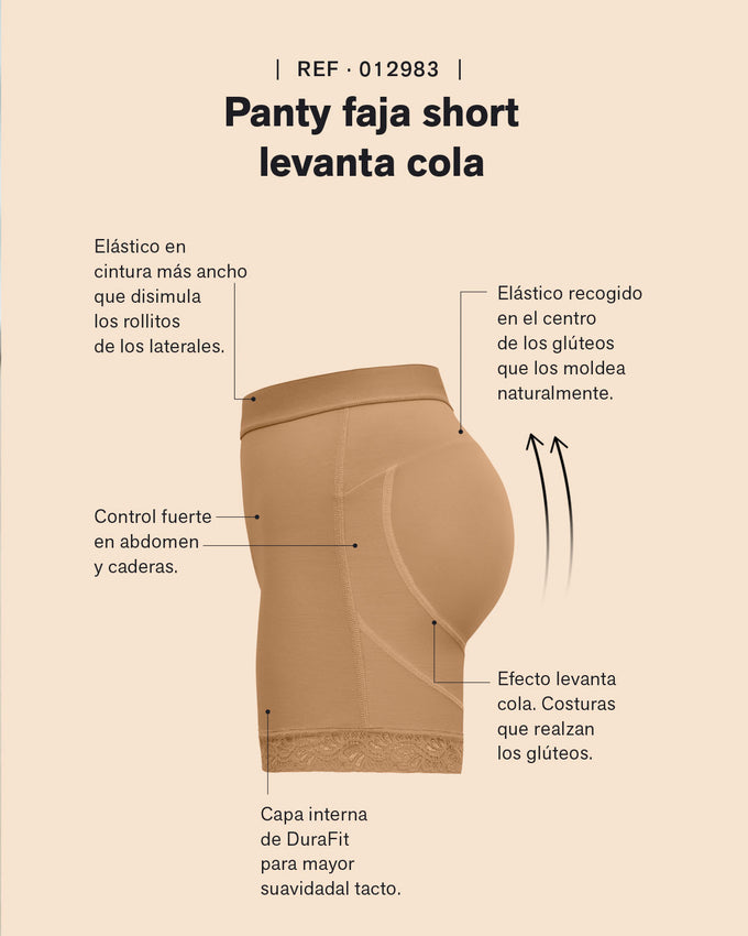 Panty Faja Levanta Gluteos Calzon con Relleon Aumenta Pompas para Mujer