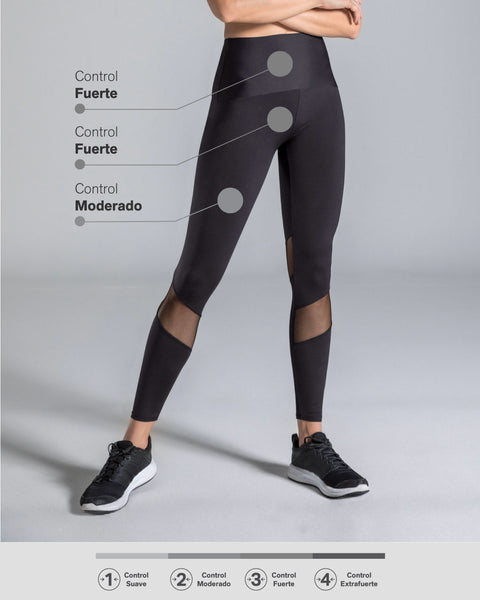 Legging de control con transparencias y material de secado rápido#all_variants