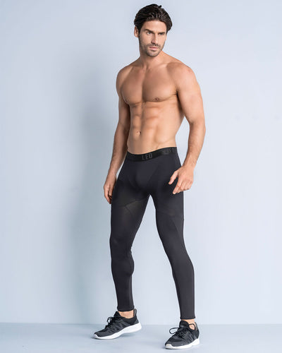 Pantalón deportivo con ajuste localizado compresión y soporte para tus rutinas más exigentes#color_700-negro