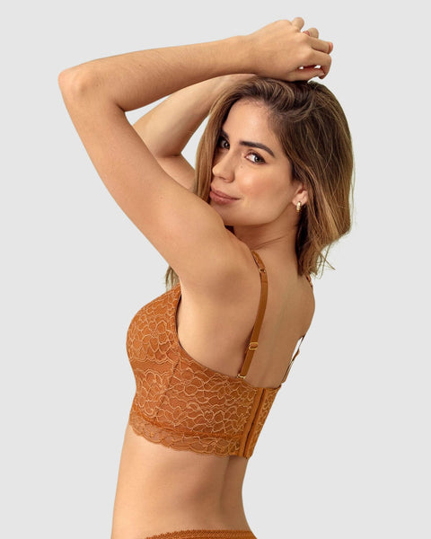 Brasier en encaje ideal para busto pesado sexy support#color_a34-ocre